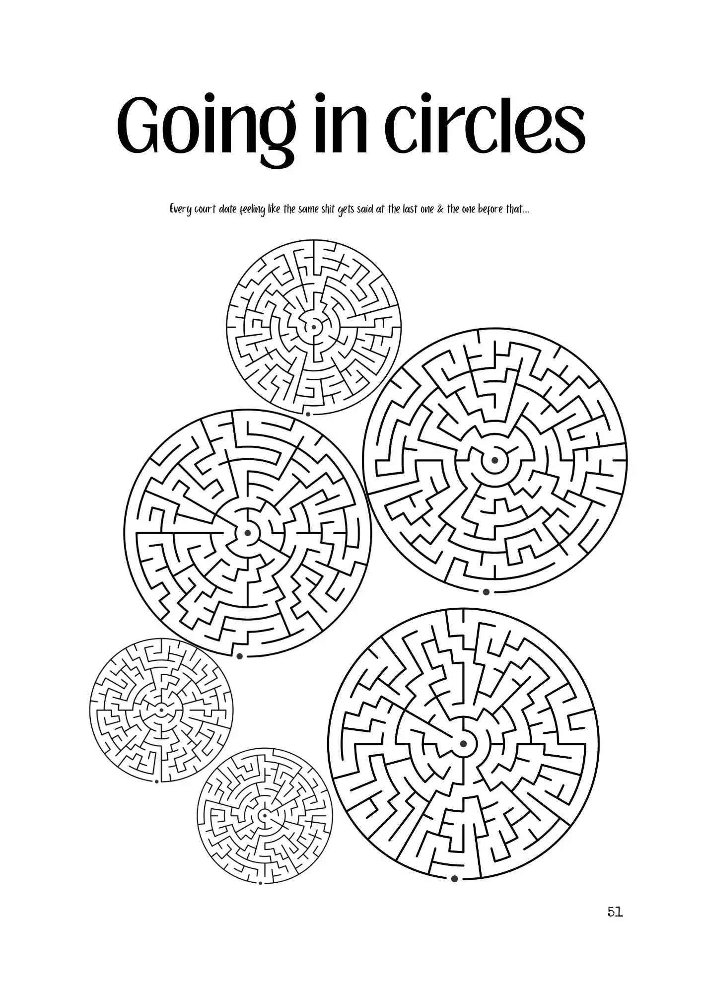 I'm on Bail Guided Word Puzzle Book – Fun Brain Activity