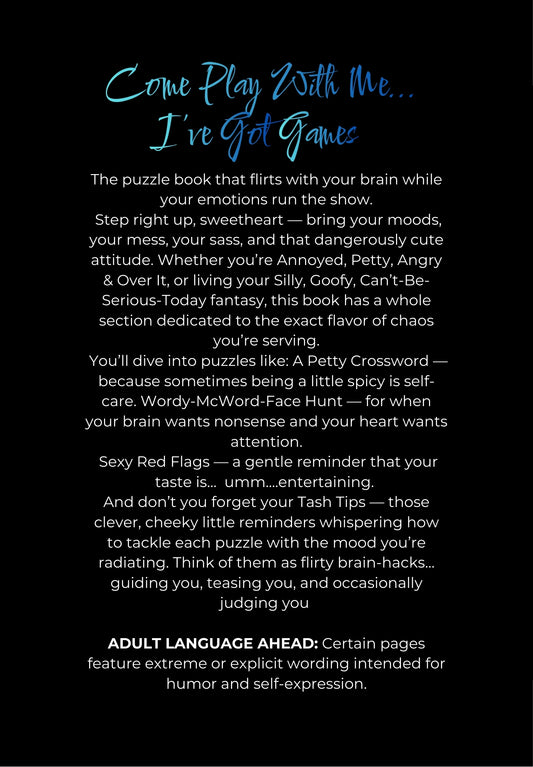 Come Play With Me... I've Got Games