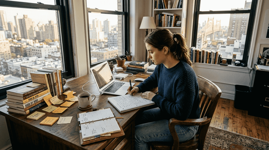 Writer planning prompt workflow in office