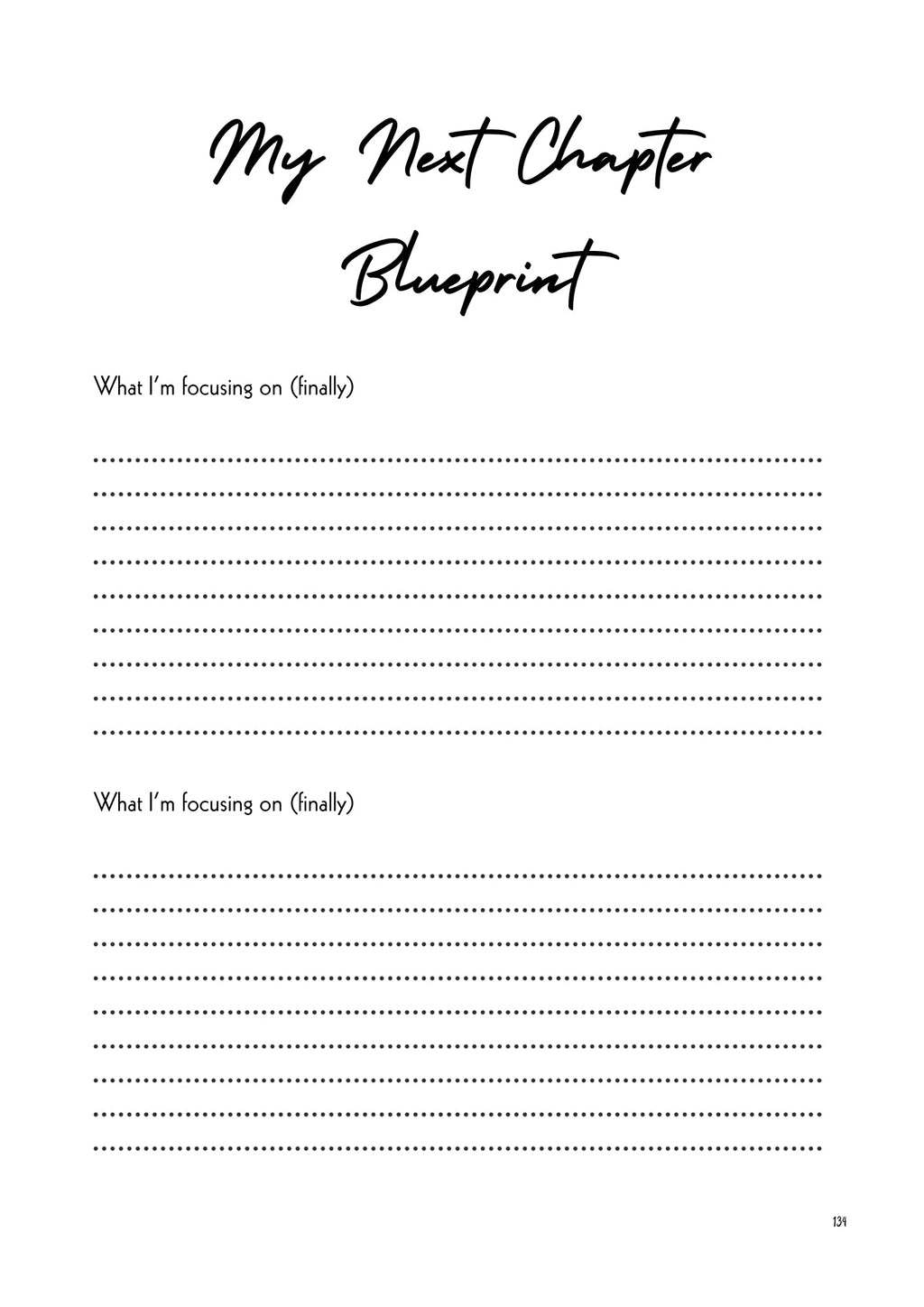 prompt page from I Only Grow Where the Bullshit Doesn’t - Prompt Journal - Ink & Attitude Bookstore white background black text 