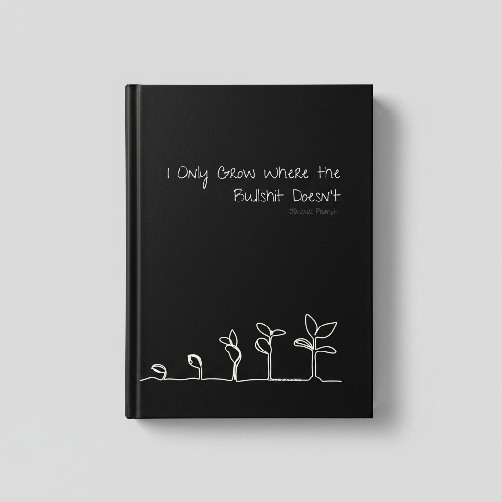 I Only Grow Where the Bullshit Doesn't - clean mockup