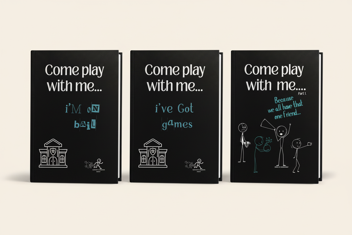 The Trouble Maker Bundle featuring Come Play With Me... I’m on Bail, Come Play With Me... I’ve Got Games, and We All Have That One Friend
